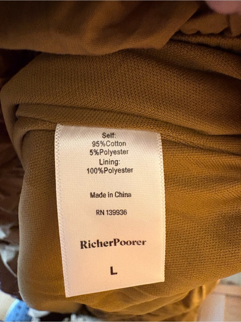 Richer Poorer Tan/Brown  bubble hem Maxi Skirt with Drawstring Waist - Picture 6 of 6